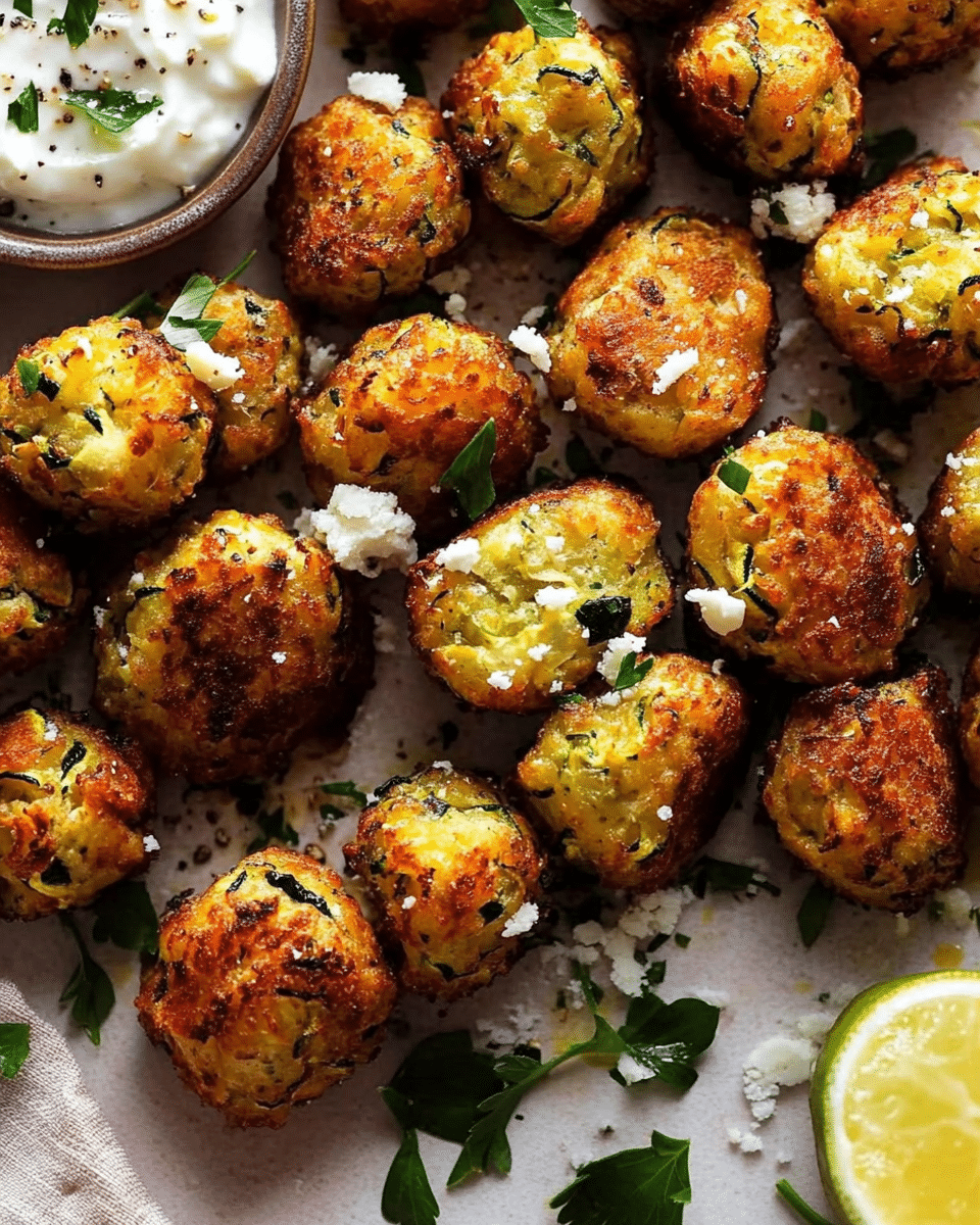 Greek Zucchini Tots