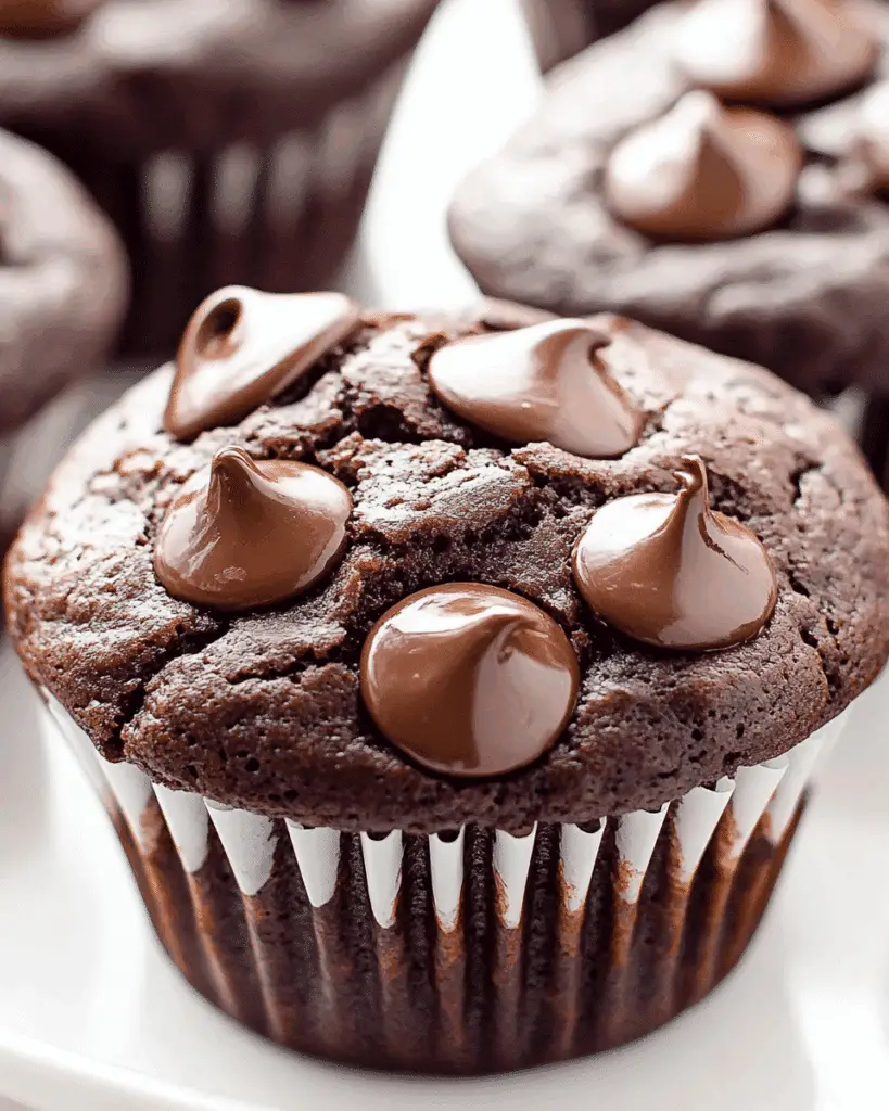 Healthy Chocolate Muffins
