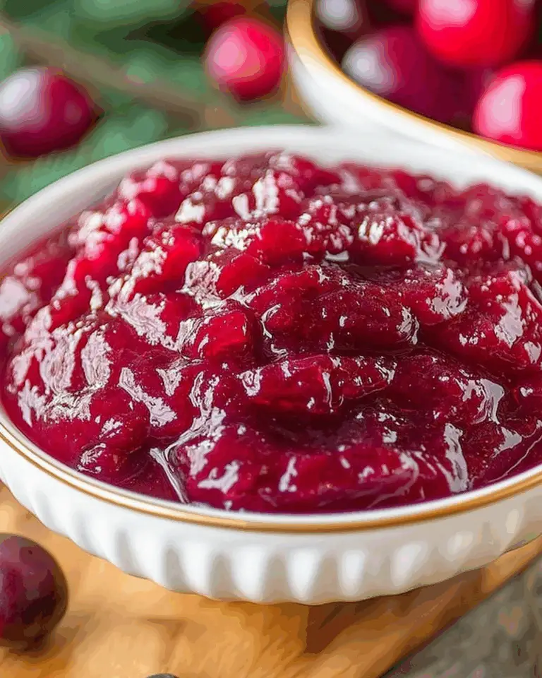 Spiced Orange Cranberry Sauce