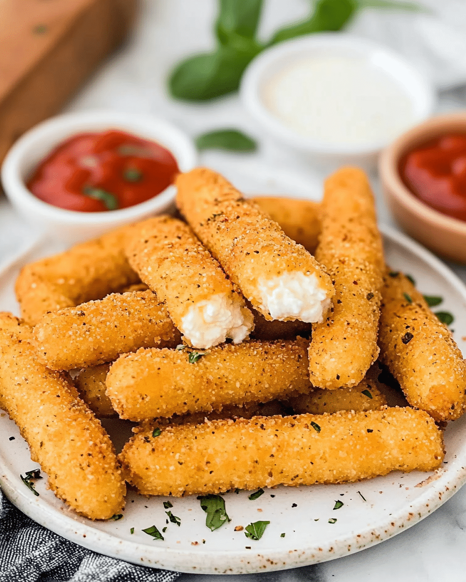 Homemade Mozzarella Sticks