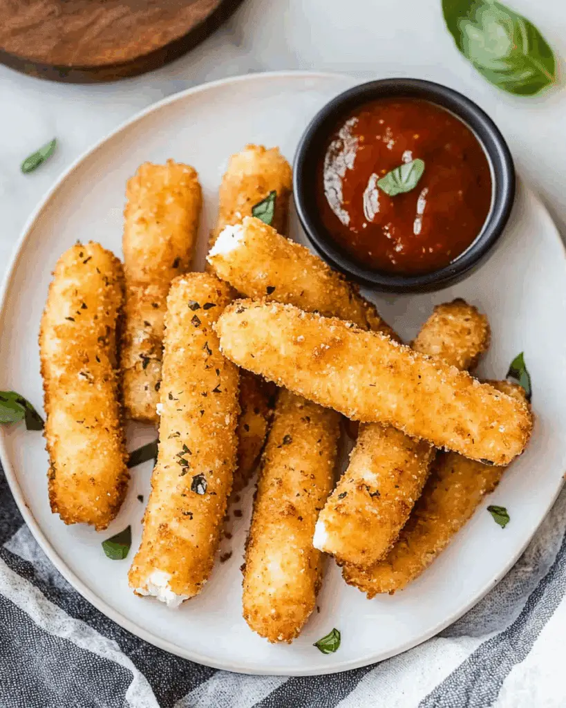 Homemade Mozzarella Sticks