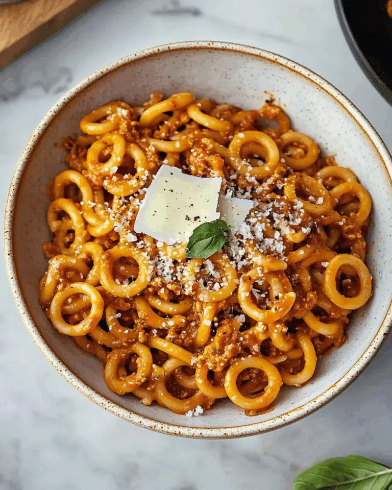 Homemade Spaghetti Os