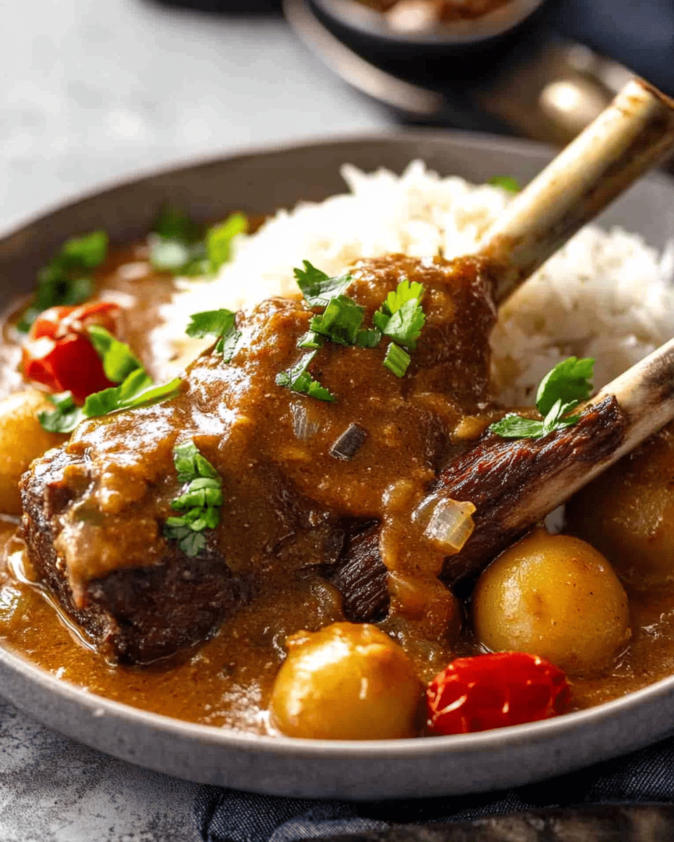 Lamb Shanks Massaman Curry