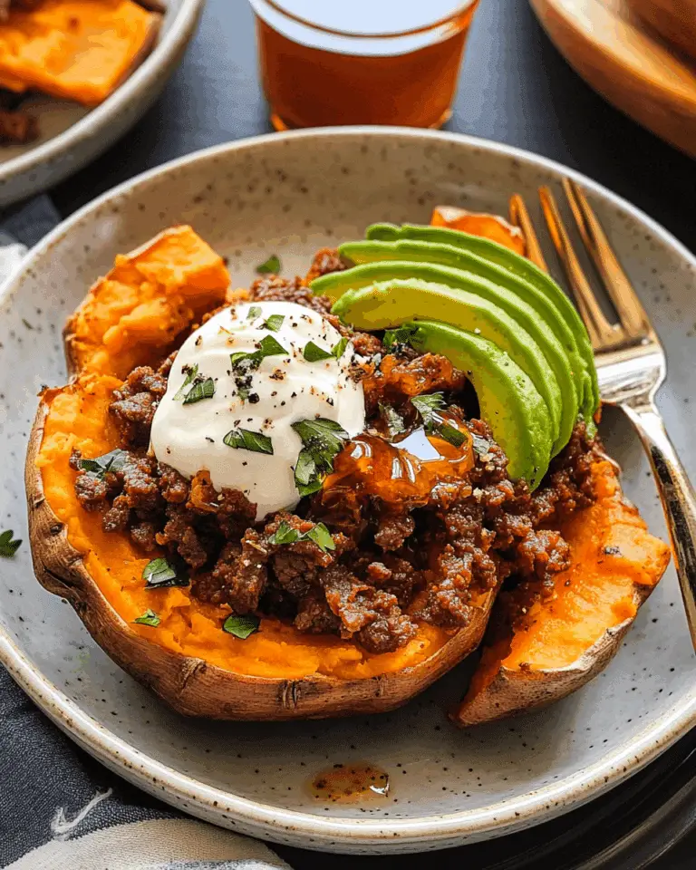 Loaded Baked Sweet Potatoes