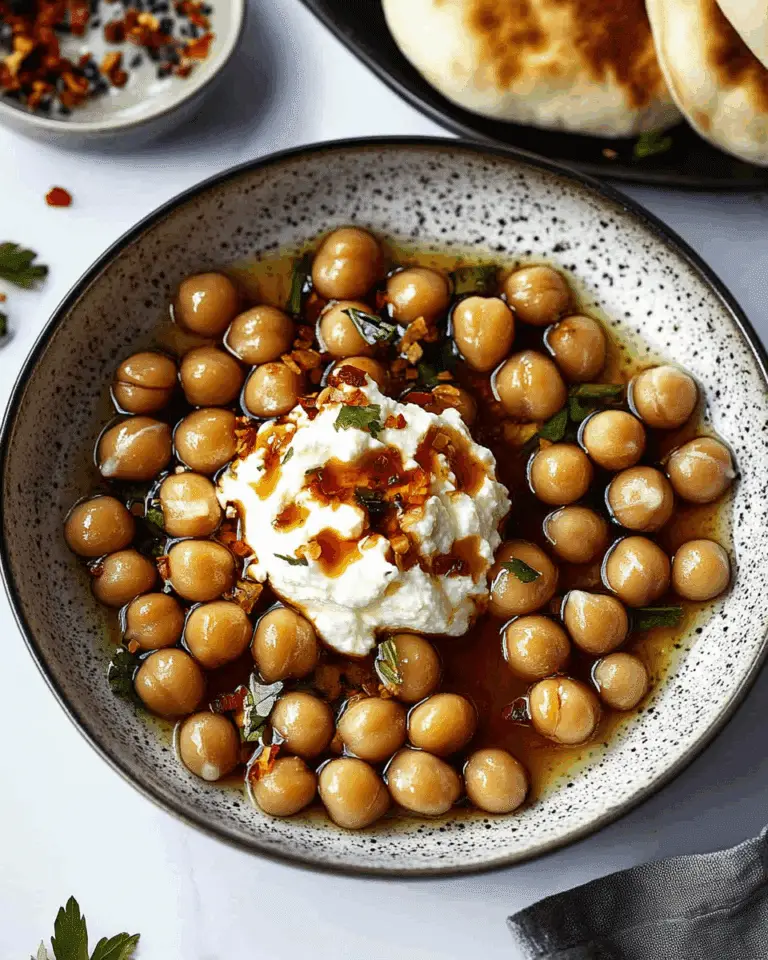 Marinated Chickpeas with Whipped Feta
