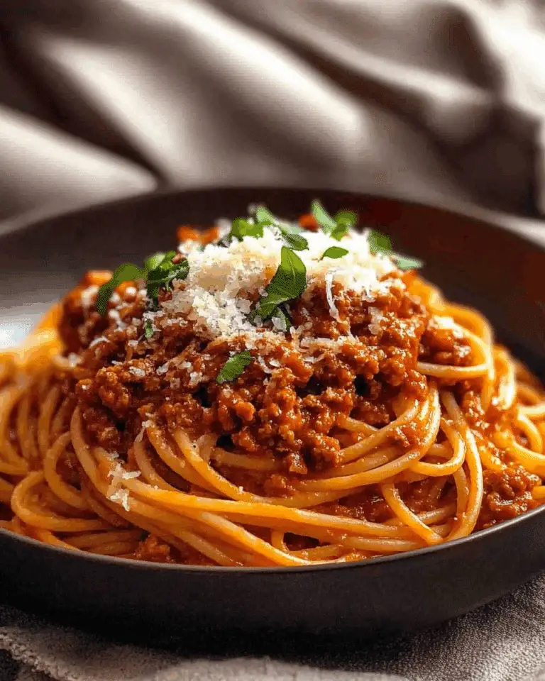 One Pot Pasta Bolognese