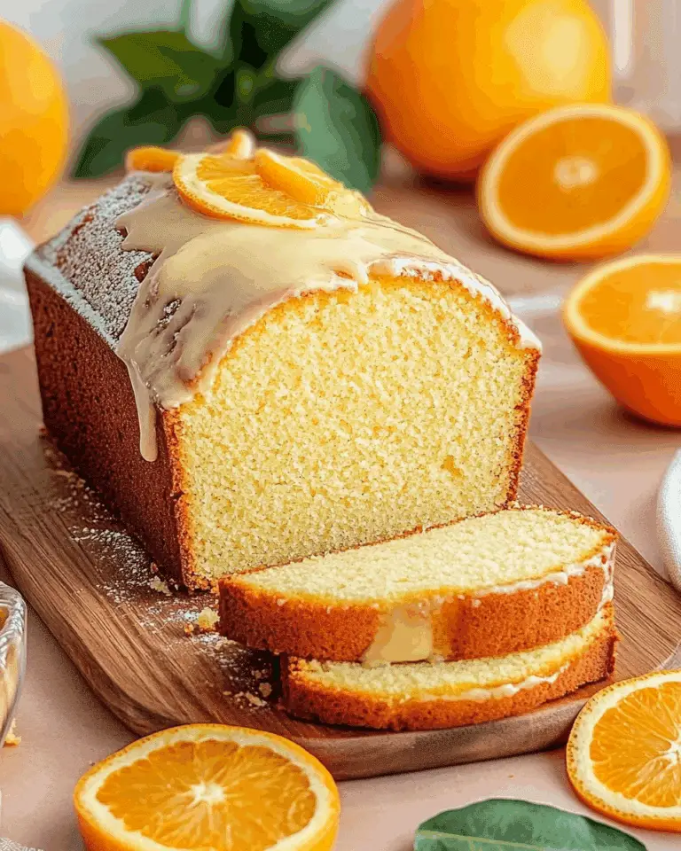 Orange Pound Cake