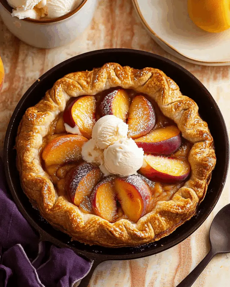 Peach Galette