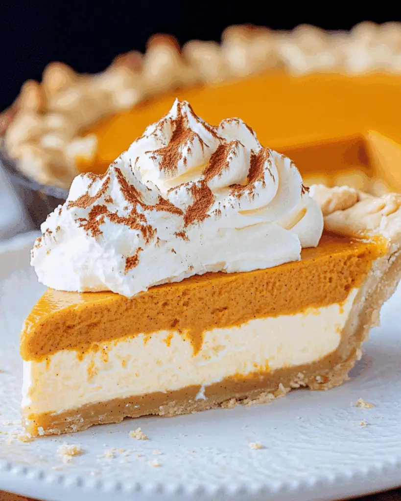 Pumpkin Cheesecake Pie