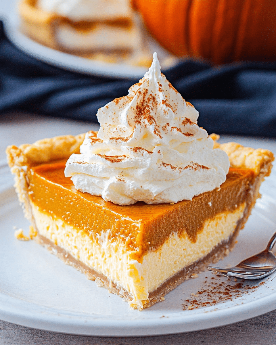 Pumpkin Cheesecake Pie