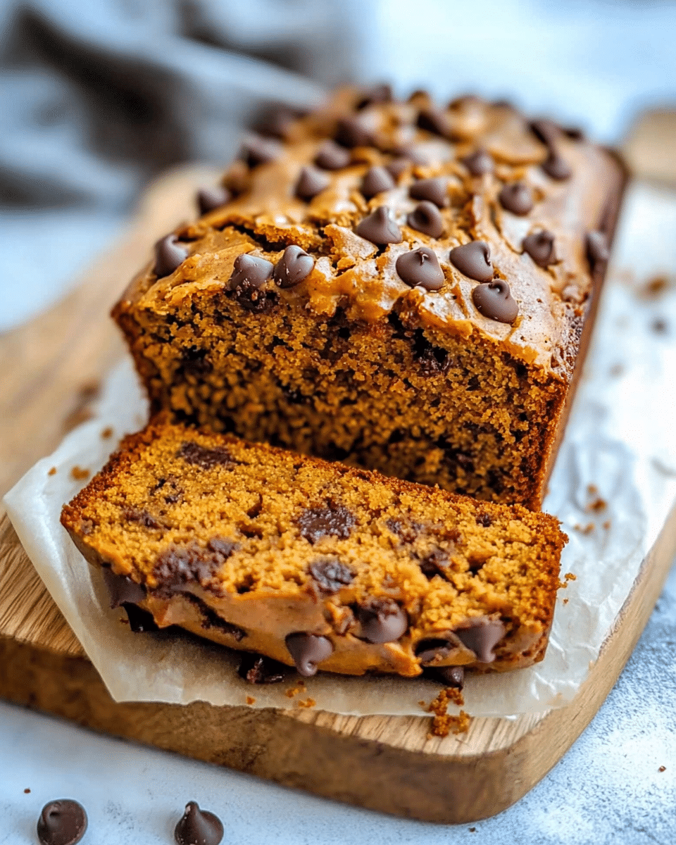 Pumpkin Chocolate Chip Bread