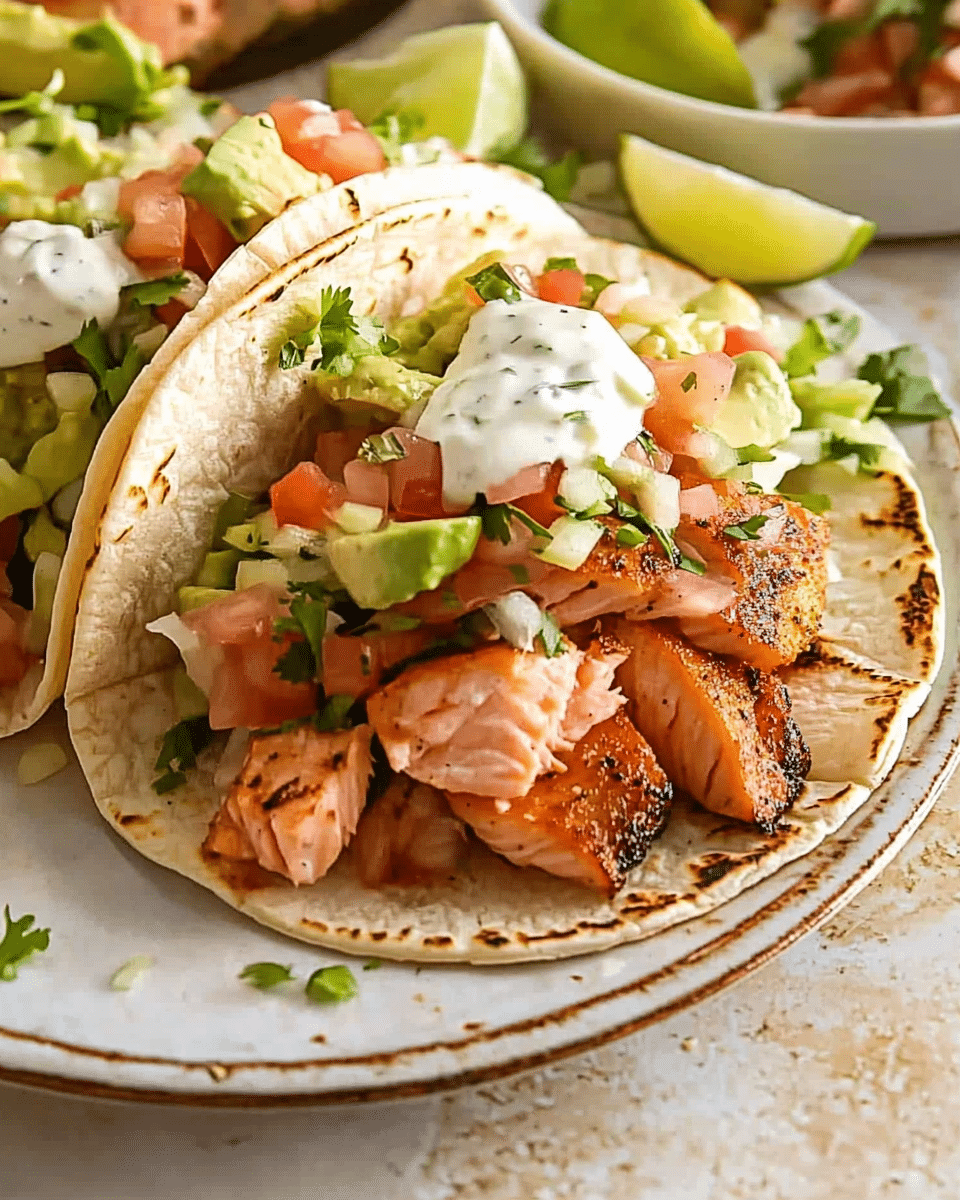 Salmon Tacos