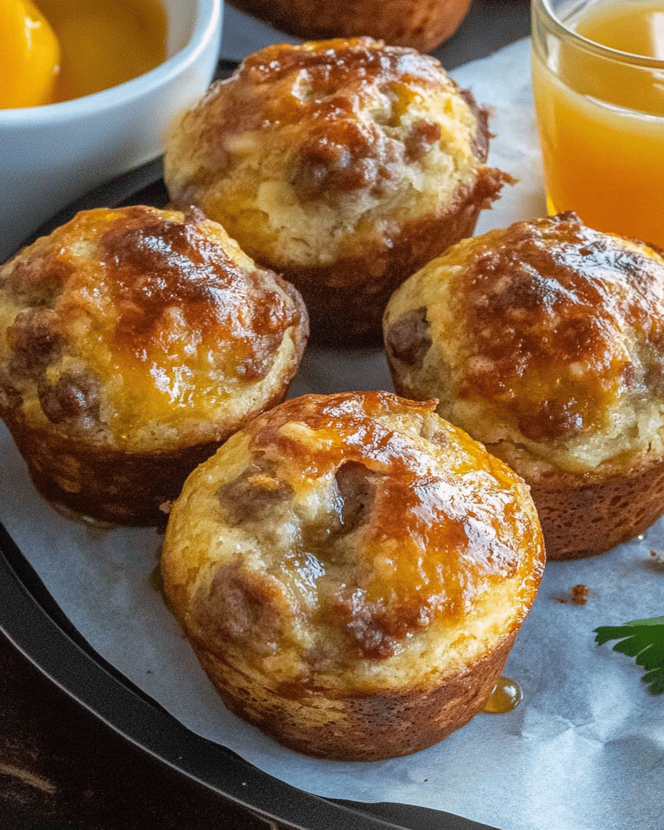 Sausage Muffins with Gravy