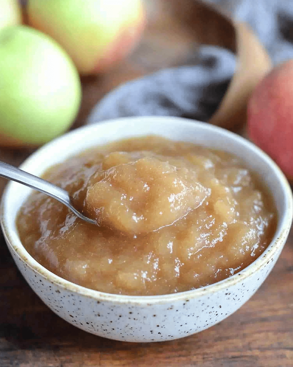 Slow Cooker Cinnamon Applesauce