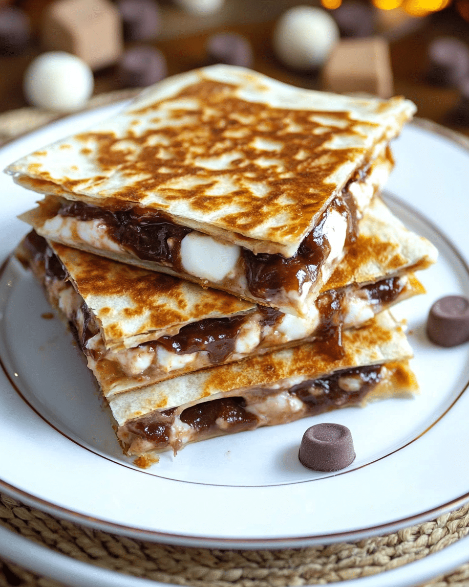 Smores Quesadilla