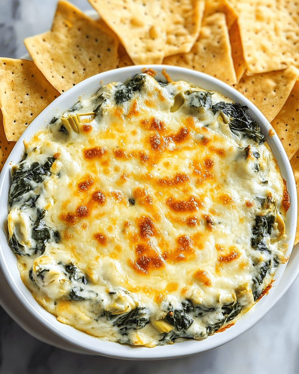Greek Yogurt Spinach Artichoke Dip