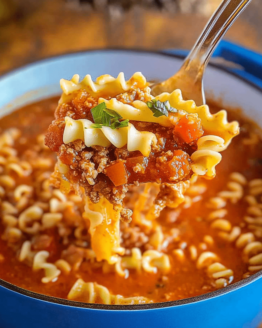 Lasagna Soup