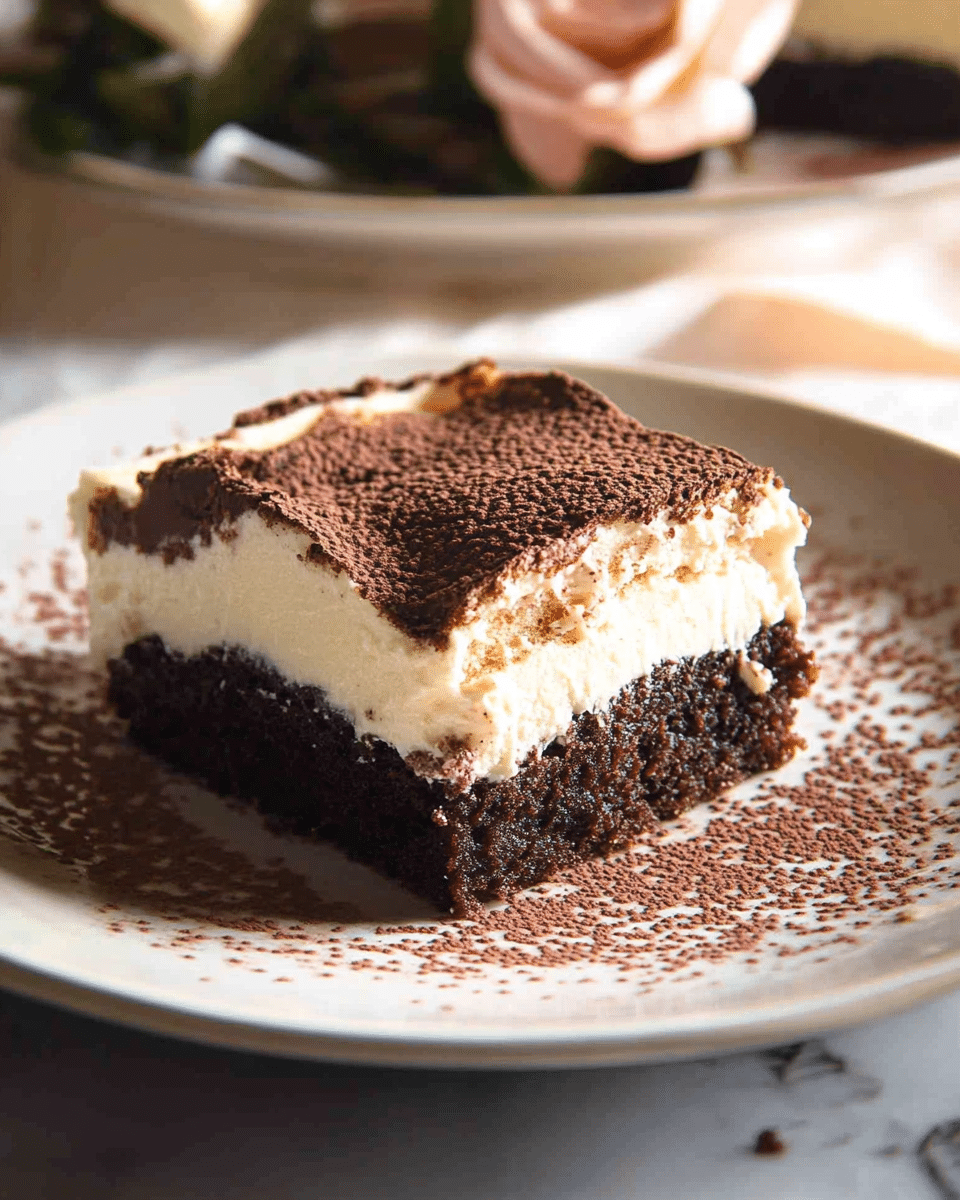 Tiramisu Brownies