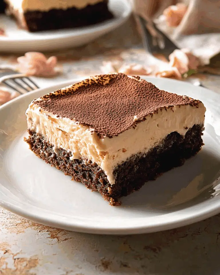 Tiramisu Brownies