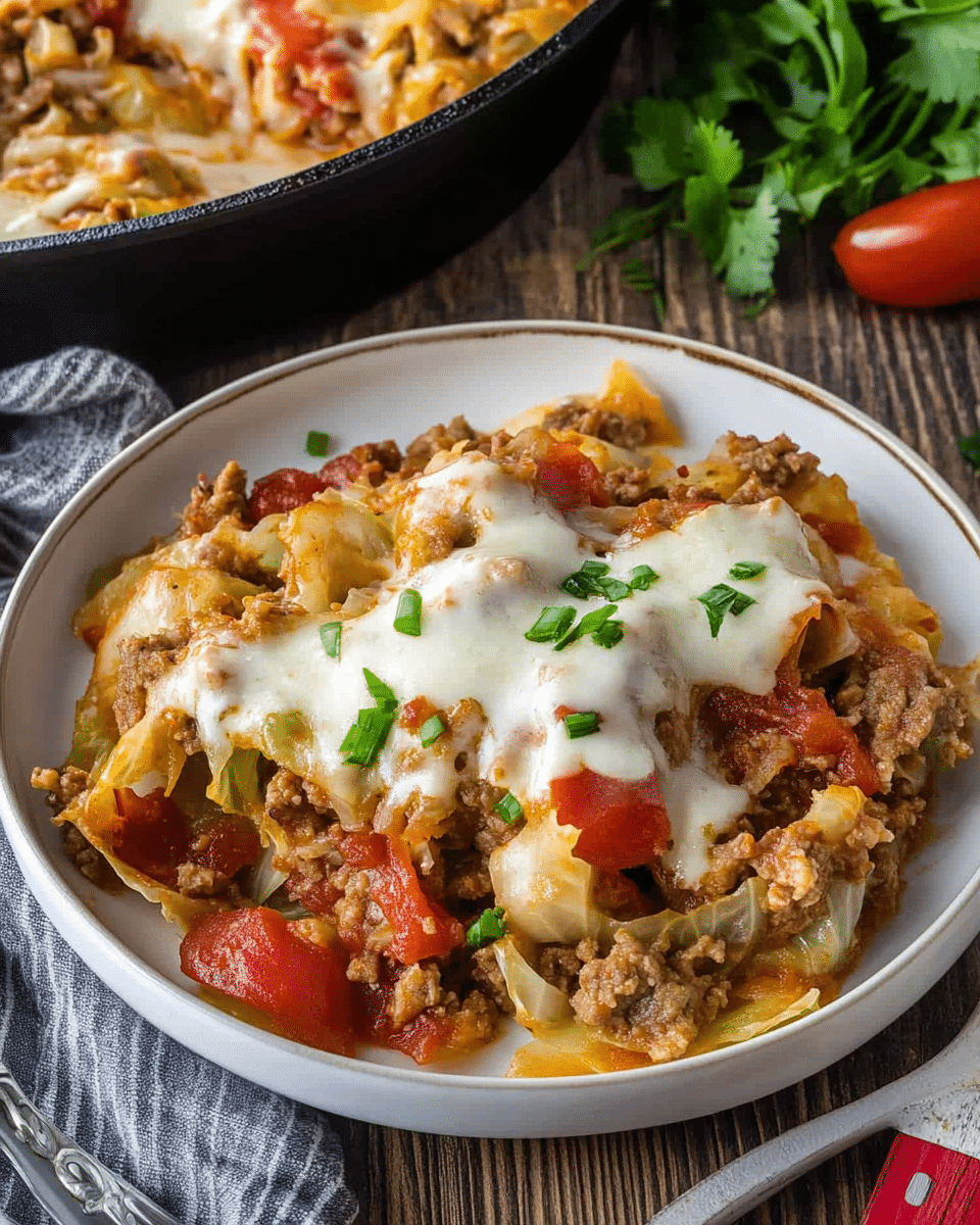 Unstuffed Cabbage Roll Skillet