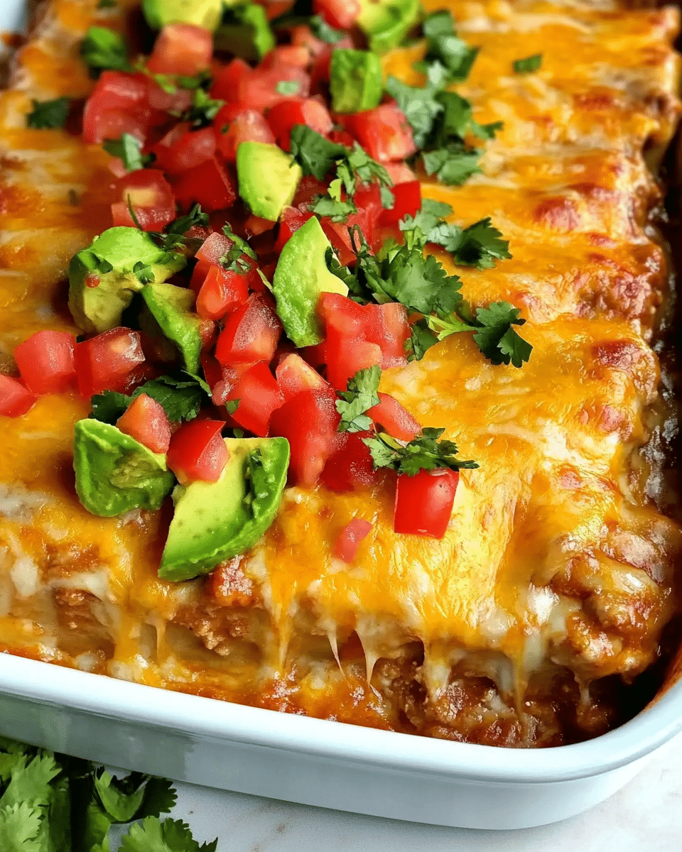 Beef Enchilada Casserole