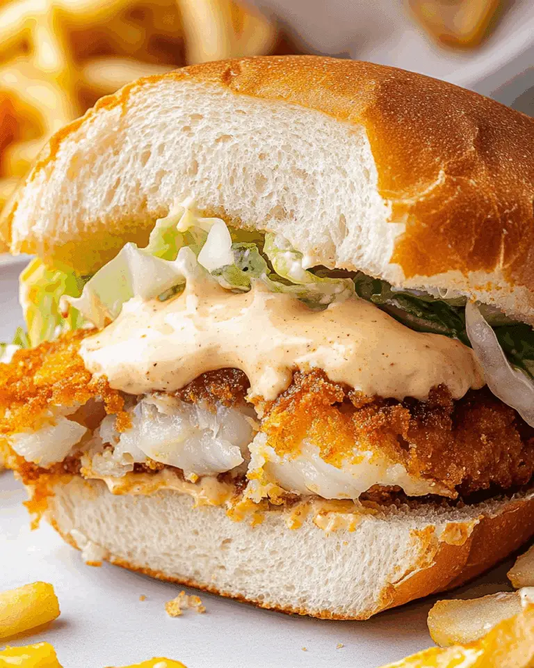 Air Fryer Fish Sandwich