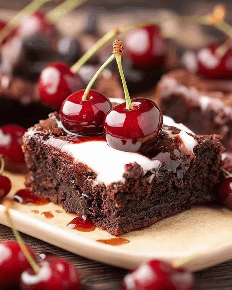 Black Forest Cherry Brownies