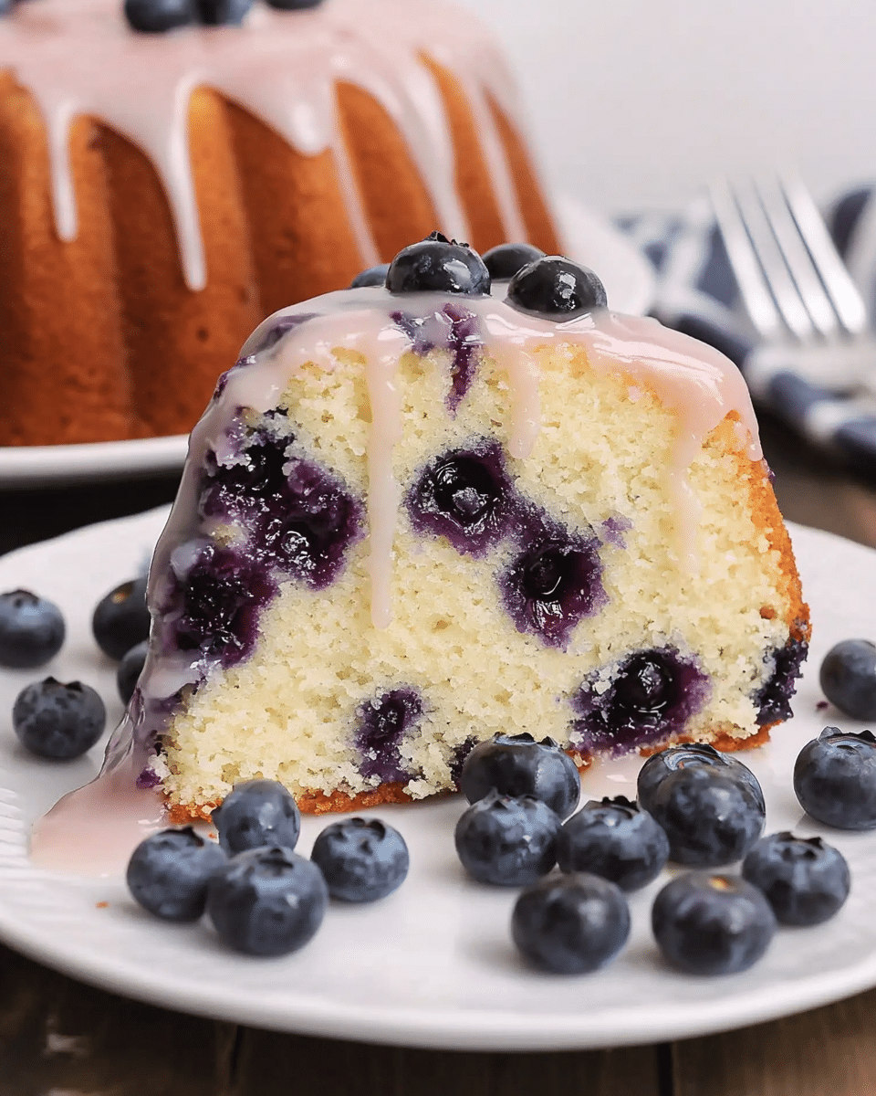 Blueberry Pound Cake