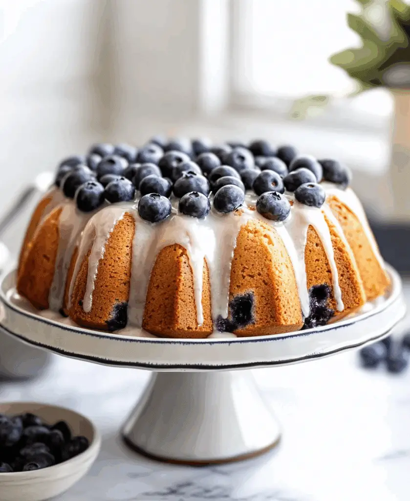 Blueberry Pound Cake
