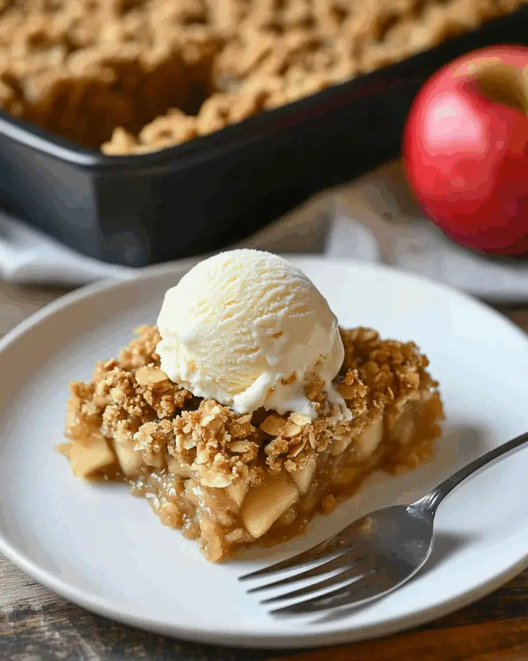 Caramel Apple Crumble Bars