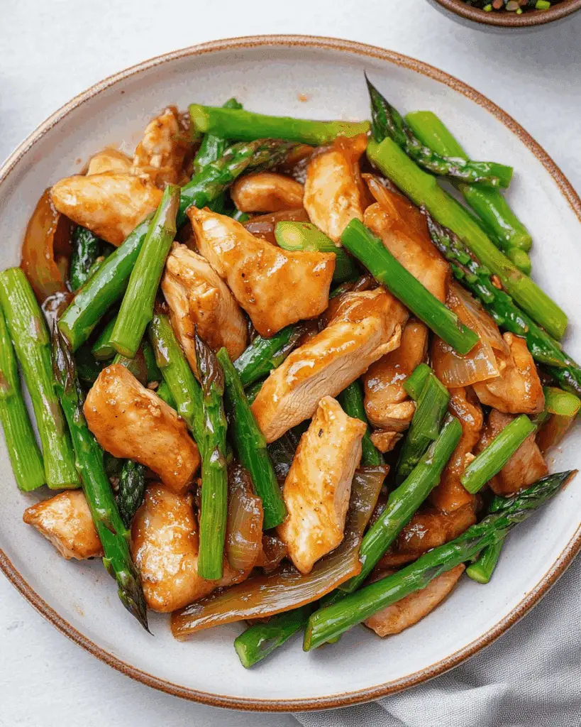 Chicken and Asparagus Stir Fry