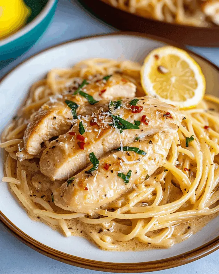 Creamy Lemon Chicken and Pasta