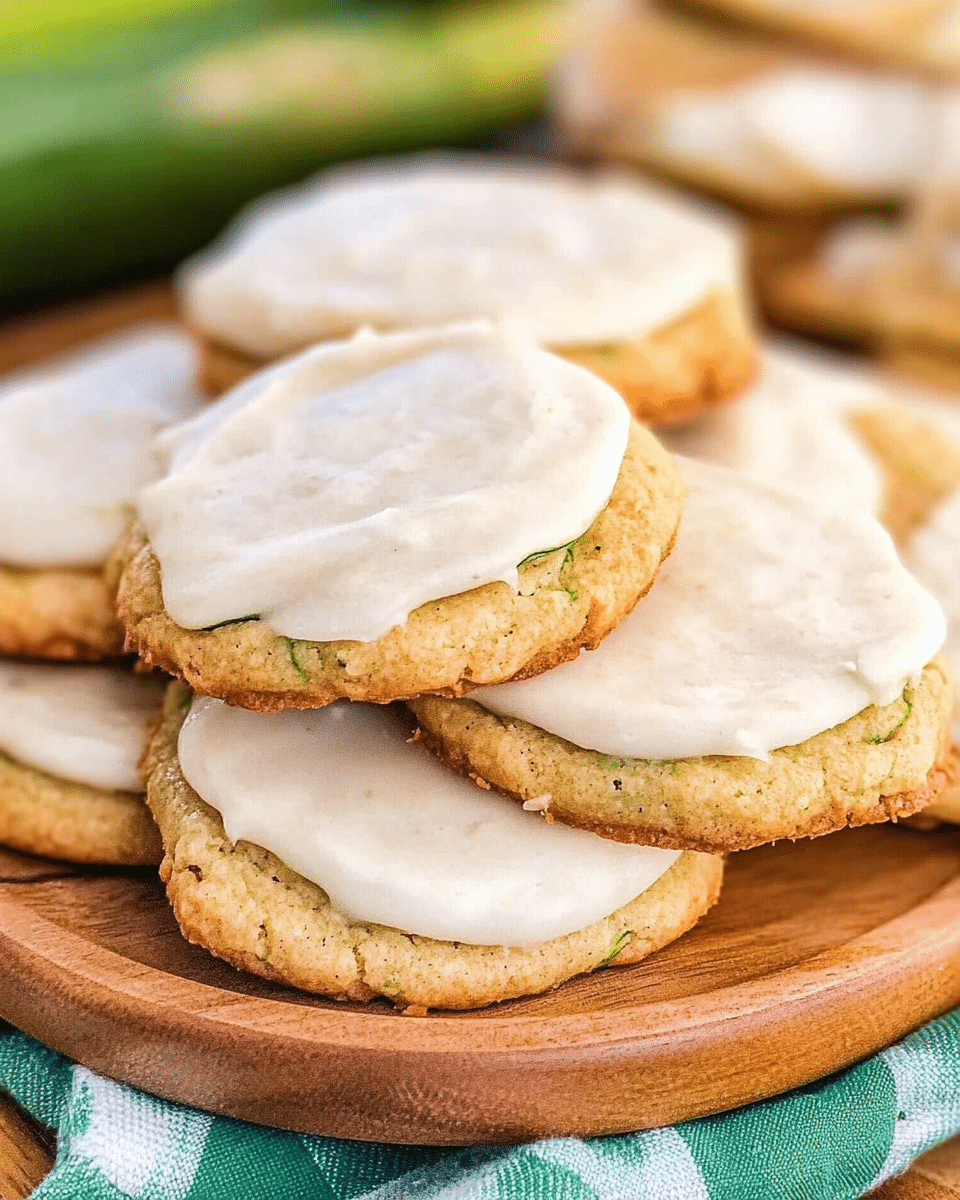 Frosted Zucchini Cookies