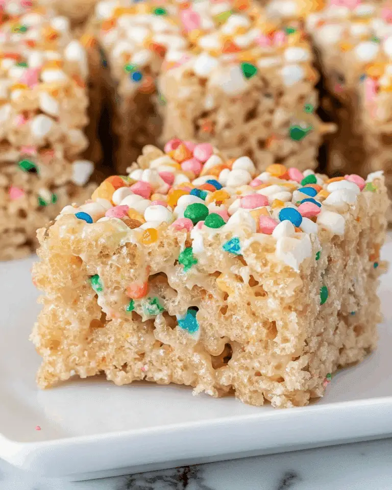 Funfetti Rice Krispie Treats