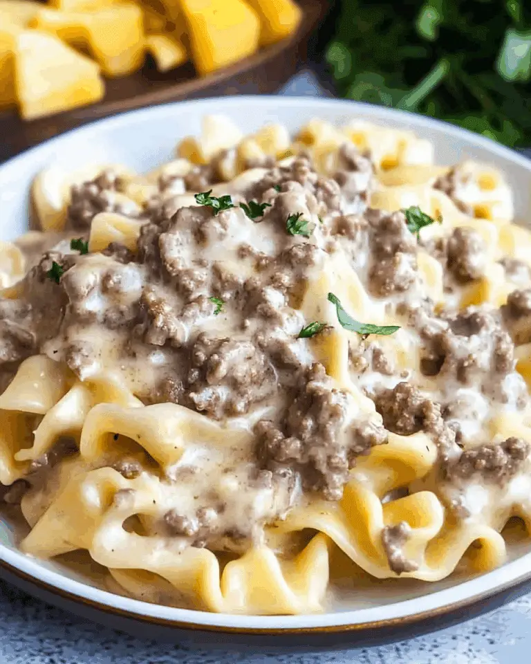Ground Beef Stroganoff