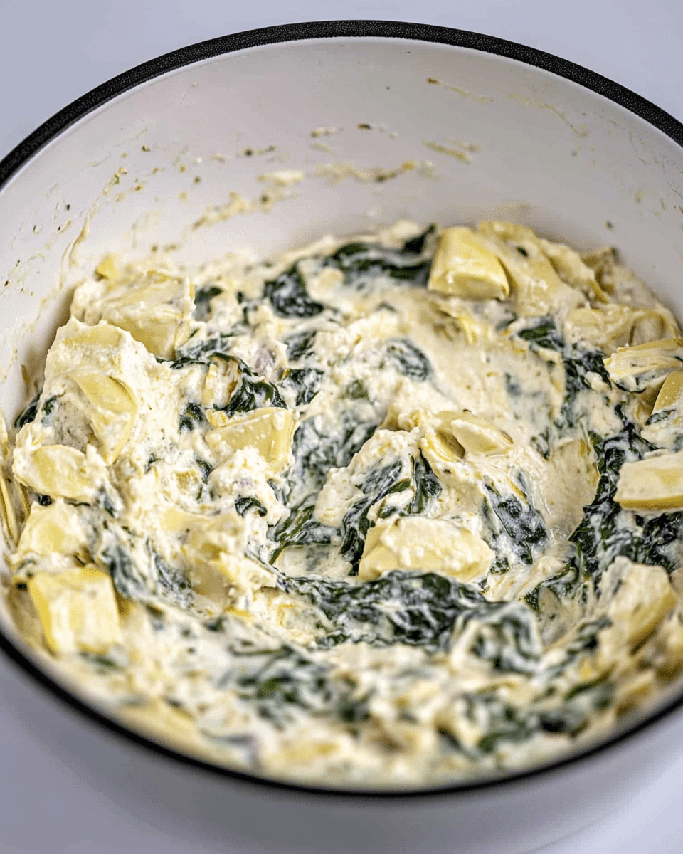 Homemade Garlic Bread with Spinach and Artichokes