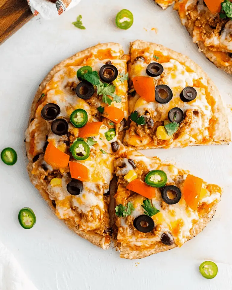 Homemade Mexican Pizza