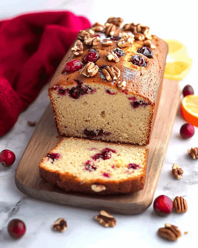 Keto Cranberry Orange Bread