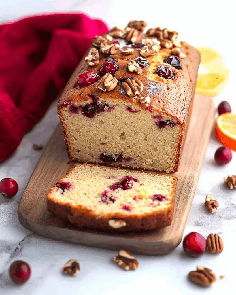 Keto Cranberry Orange Bread
