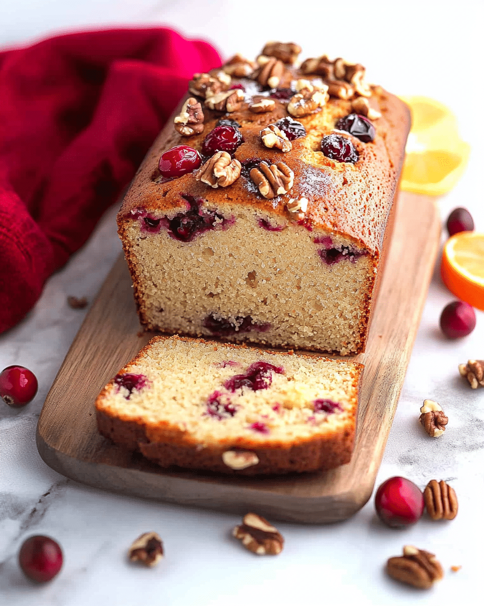 Keto Cranberry Orange Bread