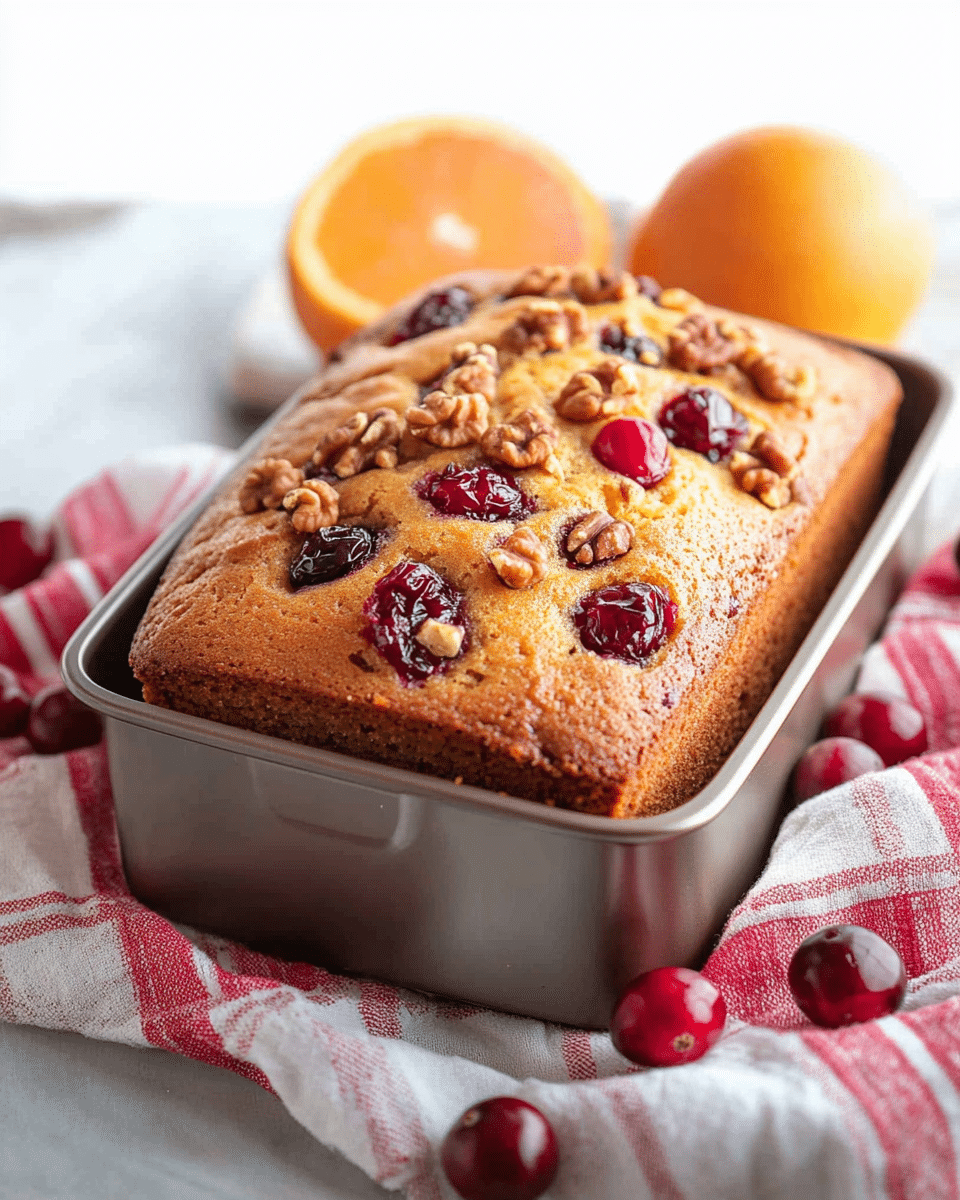Keto Cranberry Orange Bread