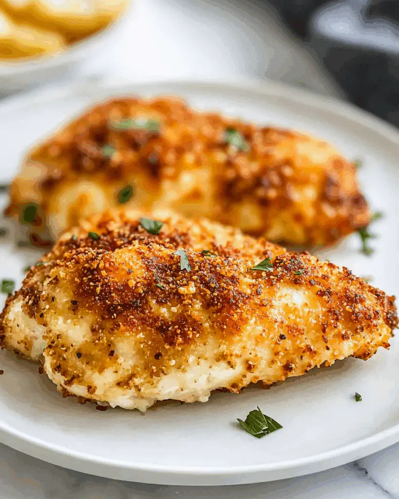 Parmesan-crusted Lemon Chicken
