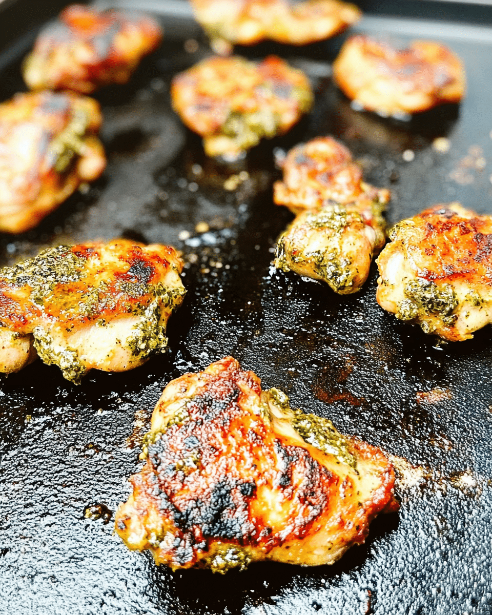 Marinated Blackstone Chicken Thighs