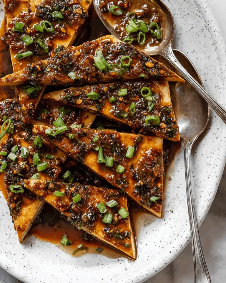 The BEST Marinated Tofu
