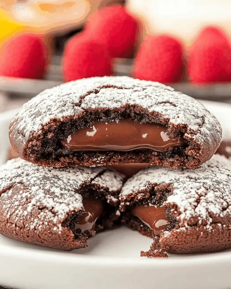Molten Lava Cake Cookies