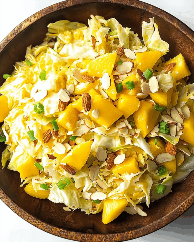 Napa Cabbage Salad with Mango