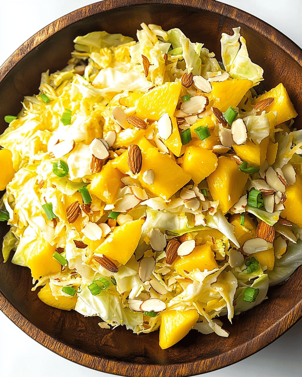 Napa Cabbage Salad with Mango