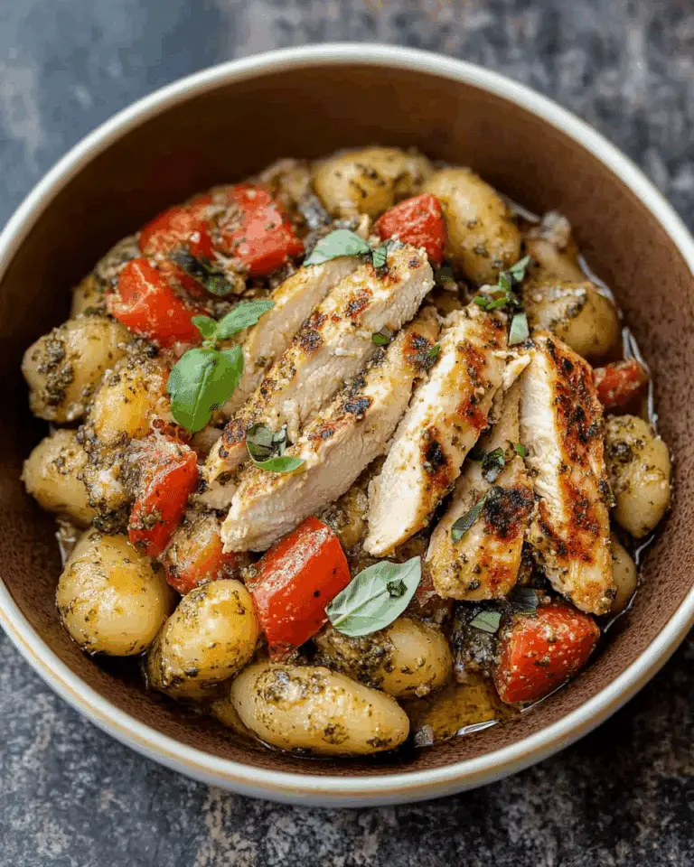Pesto Chicken Gnocchi