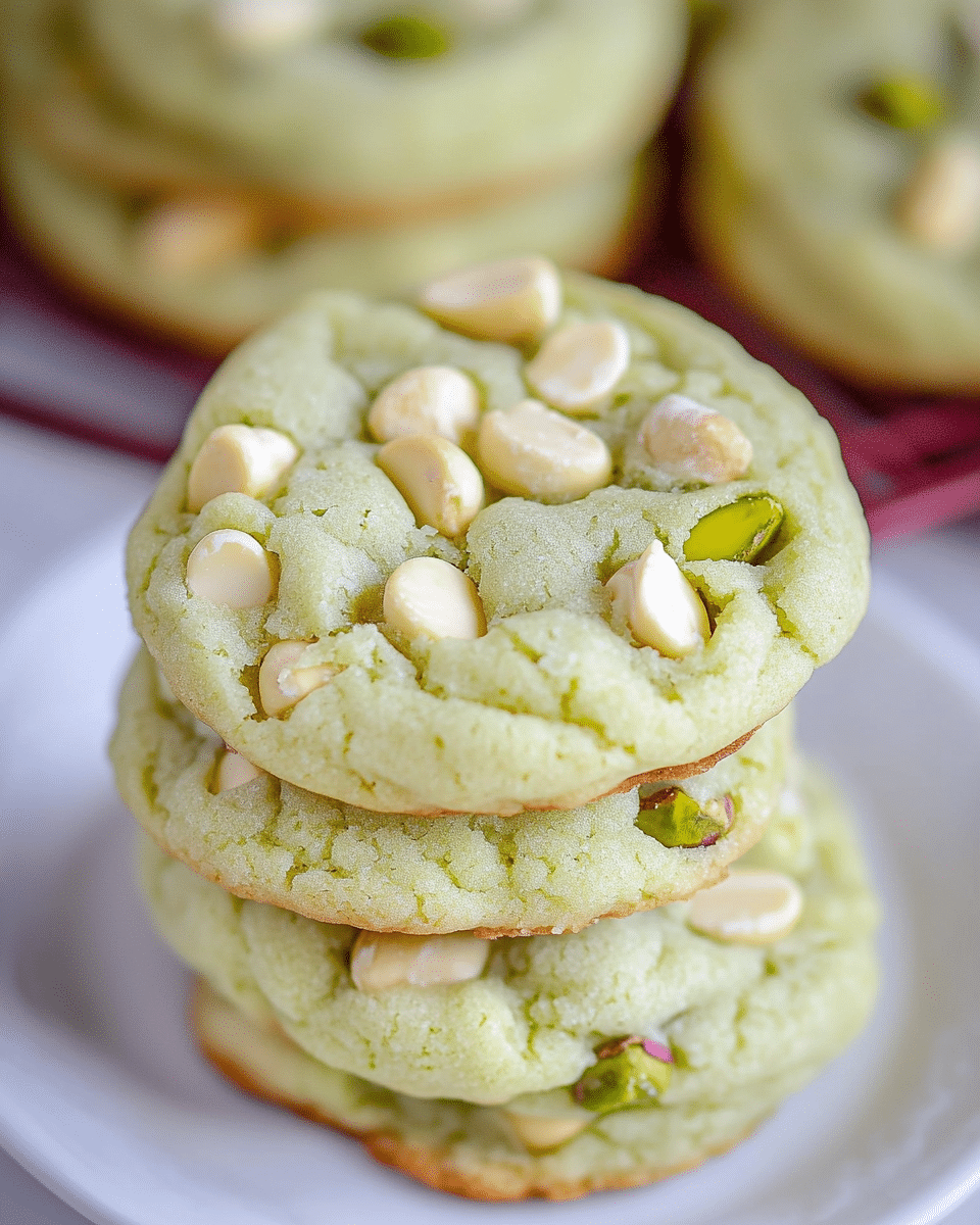Pistachio Pudding Cookies