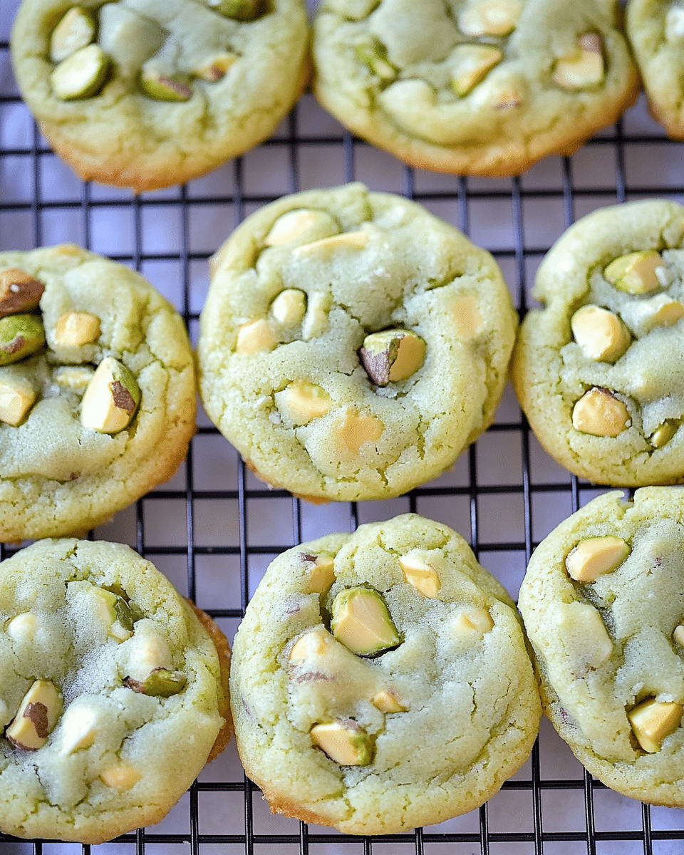 Pistachio Pudding Cookies